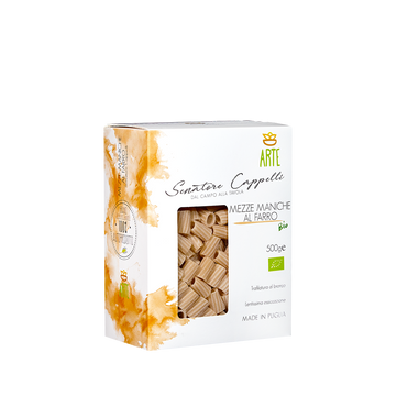 Mezze maniche à l'épeautre Bio - 500g x 12 boîtes au carton