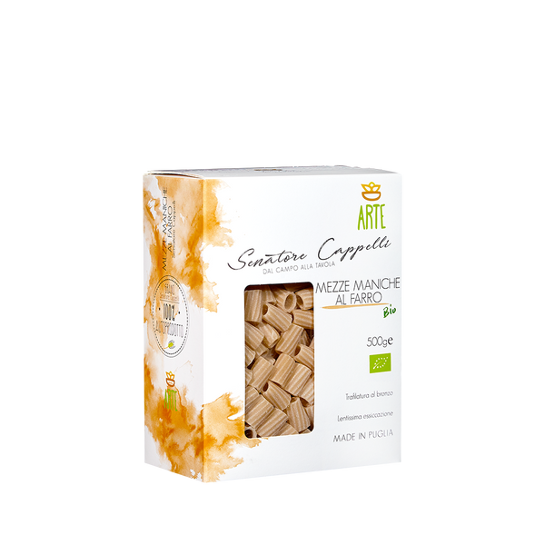 Mezze maniche à l'épeautre Bio - 500g x 12 boîtes au carton