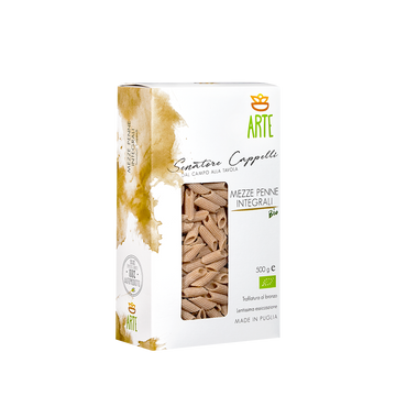 Mezze penne rigate blé complet Bio - 500g x 12 boîtes au carton
