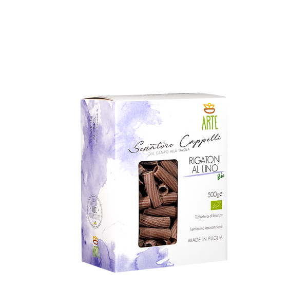 Rigatoni au lin Bio - 500g x 12 boîtes au carton