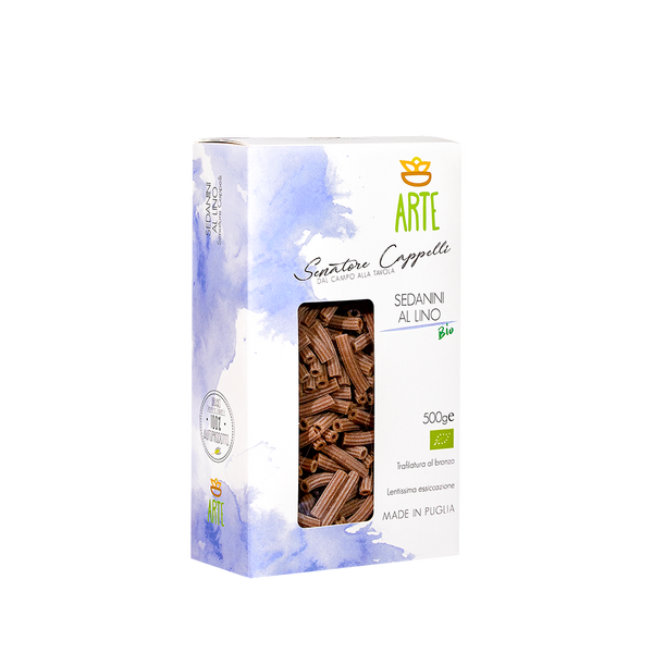 Sedanini au lin Bio - 500g x 12 boîtes au carton