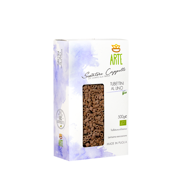 Tubettini au lin Bio - 500g x 12 boîtes au carton